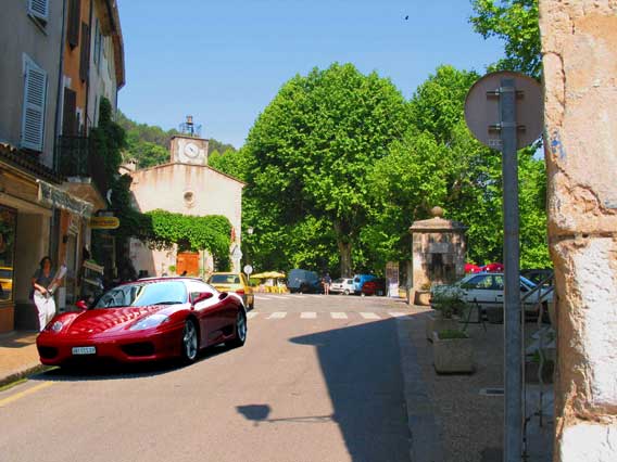 The village center